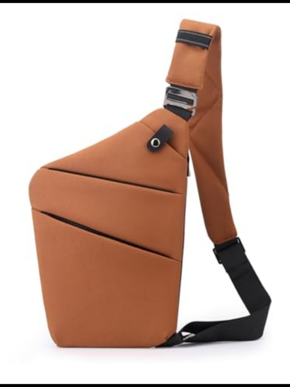 Anti Theft Crossbody Travel Bag Waterproof Sling with Hidden Zipper